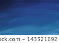 Abstract Dark Blue Painterly Gradient Background 143521692