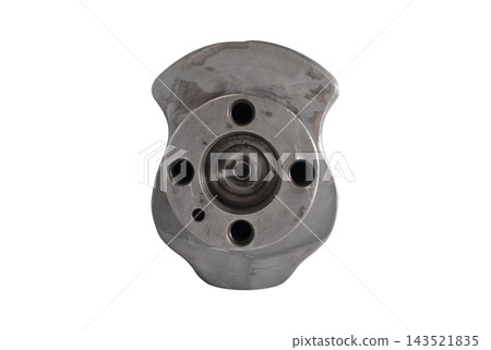 new crankshaft on a white background new crankshaft on a white background 143521835