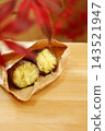 Golden-colored, deliciously baked sweet potatoes – an image of autumn flavors. 143521947