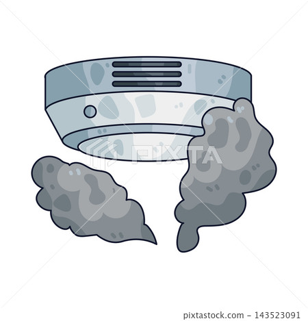 Illustration of Smoke Sensor Illustration of Smoke Sensor 143523091