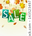 autumn sale seasonal poster 143523497
