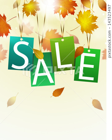 autumn sale seasonal poster 143523497