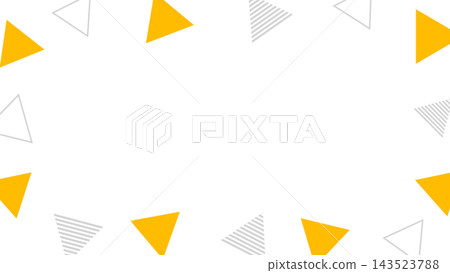 Geometric pop and simple business frame background 143523788