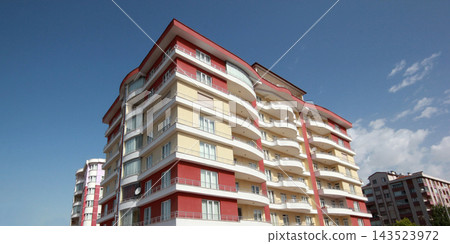 Modern and new apartment, exterior view Modern and new apartment, exterior view 143523972