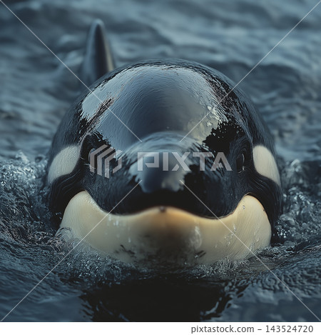 Orca killer marine animal swimming majestic nature wildlife ocean majestic 143524720