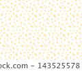 Yellow background pattern with polka dots. 143525578
