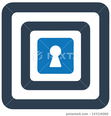 Secret Vault Icon for Corruption Concept 143526000