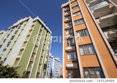 New apartment residential buildings in the city New apartment residential buildings in the city 143526469