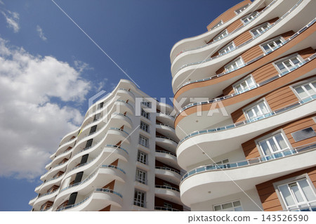 Modern and new apartment blocks Modern and new apartment blocks 143526590