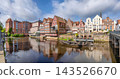 Old hanseatic buildings in Luneburg, Germany 143526670