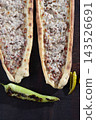 Meat and cheese pita. Konya, Turkey 143526691