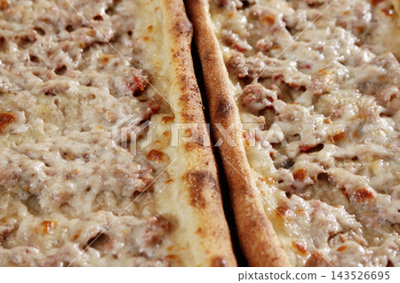 Meat and cheese pita. Konya, Turkey Meat and cheese pita. Konya, Turkey 143526695