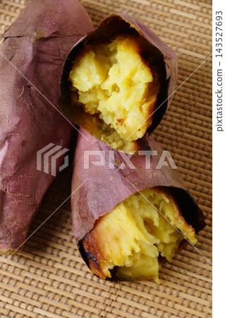 Baked sweet potato Baked sweet potato 143527693