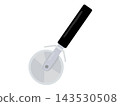 Illustration of a pizza cutter 143530508