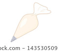Illustration of a piping bag 143530509