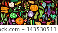 Vegetables and garden produce 143530511