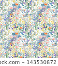 Dark background vintage botanical floral seamless pattern bundle 143530872