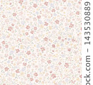 Dark background vintage botanical floral seamless pattern bundle 143530889