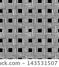 Seamless weave line art vector pattern illustration 143531507