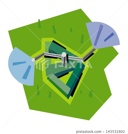 An abstract illustration of a tool and instrument. An abstract illustration of a tool and instrument. 143532802