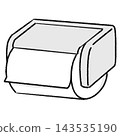 簡單可愛的衛生紙插圖 143535190