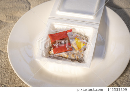 Packaged natto is delicious and healthy. Packaged natto is delicious and healthy. 143535899