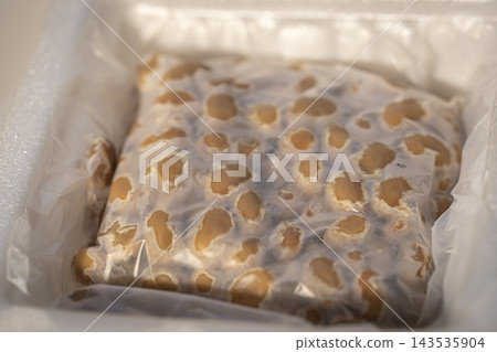 Packaged natto is delicious and healthy. Packaged natto is delicious and healthy. 143535904