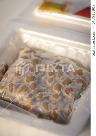 包裝好的納豆美味又健康。 包裝好的納豆美味又健康。 143535905