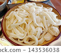Smooth udon noodles 143536038