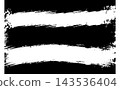 White brushstrokes texture on a black background; two textured horizontal lines. 143536404