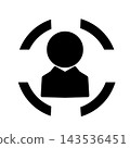 User Profile With Circular Arrow for Account Update 143536451