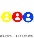 Colorful People Group Team for Business Staff 143536460