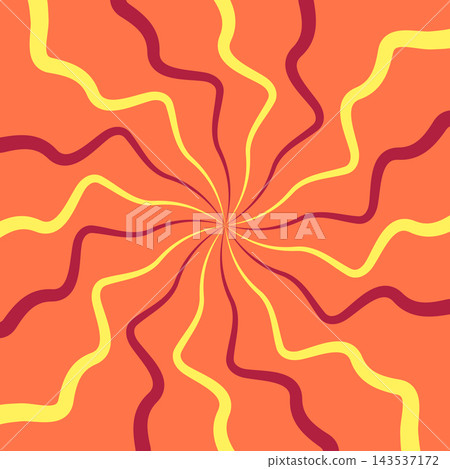 Abstract psychedelic groovy background. Vector. 143537172
