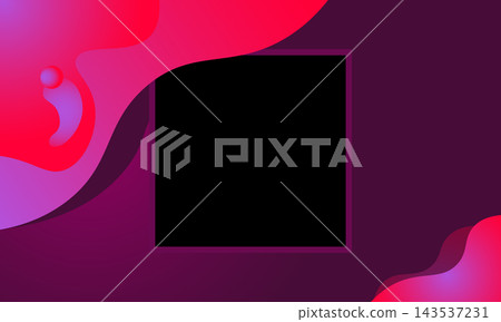 Abstract red and purple fluid gradient background. 143537231