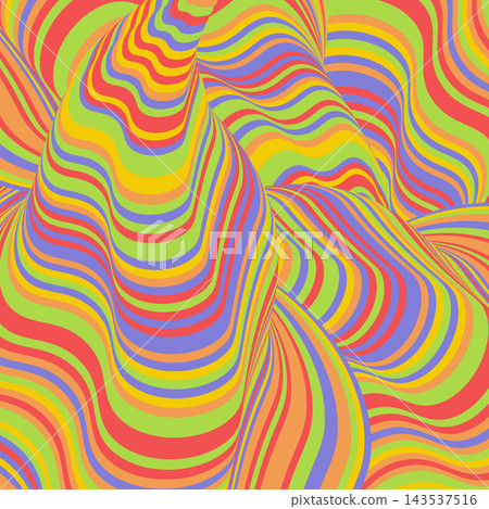 Abstract psychedelic groovy background. Abstract psychedelic groovy background. 143537516