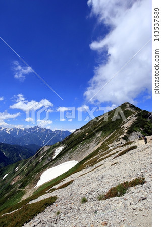 夏季攀登唐松山:從八方嶺眺望的景色 夏季攀登唐松山:從八方嶺眺望的景色 143537889