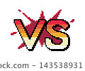 CRT-style game versus screen 143538931