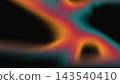 Abstract Blurred Thermal Heat Map Gradient Wave on Dark Background 143540410