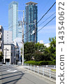 The view of Abeno Harukas on a sunny day is beautiful. 143540672