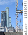 The view of Abeno Harukas on a sunny day is beautiful. 143540674