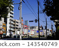 The view of Abeno Harukas on a sunny day is beautiful. 143540749