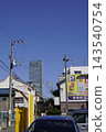 The view of Abeno Harukas on a sunny day is beautiful. 143540754