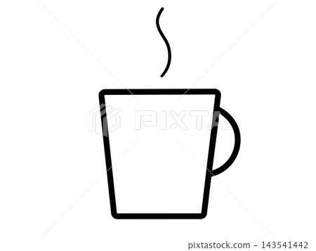 Illustration of a mug of coffee Illustration of a mug of coffee 143541442