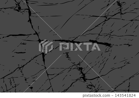 Black cracked marble grunge texture on dark gray background, distressed stone wall overlay, broken surface scratches and veins, abstract damaged concrete pattern, weathered asphalt effect, gritty Black cracked marble grunge texture on dark gray background, distressed stone wall overlay, broken surface scratches and veins, abstract damaged concrete pattern, weathered asphalt effect, gritty 143541824