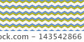 Seamless baby zigzag pattern. Hand drawn bg for decor, textiles or gift wrapping. 143542866