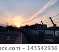 Long, stretching clouds, Kimitsu City, Chiba Prefecture 143542936