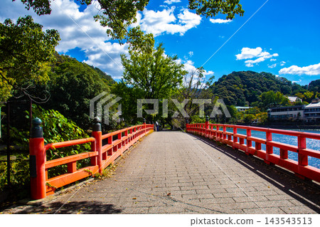Uji River and Kōshōji Temple. The blessings of the principal image of Shakyamuni Buddha: Fulfillment of wishes, protection from evil, good fortune, and prosperity. 143543513