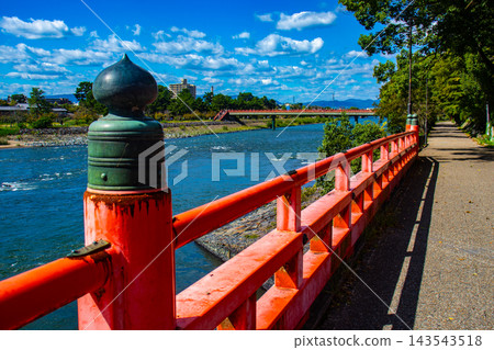 Uji River and Kōshōji Temple. The blessings of the principal image of Shakyamuni Buddha: Fulfillment of wishes, protection from evil, good fortune, and prosperity. 143543518