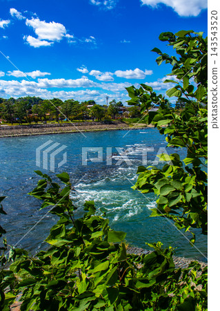 Uji River and Kōshōji Temple. The blessings of the principal image of Shakyamuni Buddha: Fulfillment of wishes, protection from evil, good fortune, and prosperity. 143543520