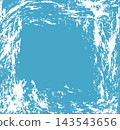 Hand drawn grunge abstract  background. Distress blue and white weathered rough overlay texture with scratch lines. Winter texture vector. 143543656